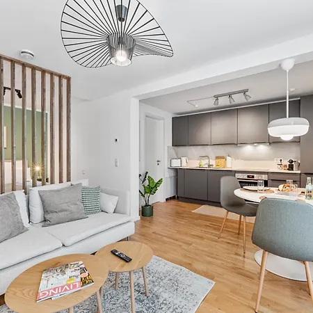 Whonap - Urban I Business I Zentral I Dachterrasse I Kueche Apartment *