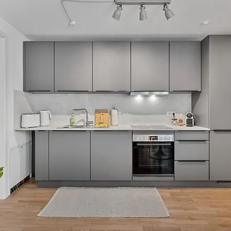 Whonap - Urban I Business I Zentral I Dachterrasse I Kueche Apartment Neckarsulm